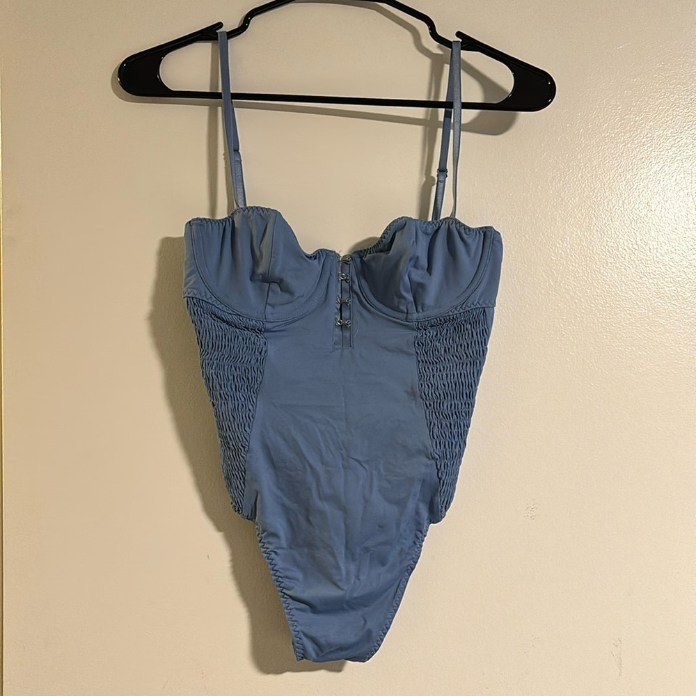 NWT blue bodysuit